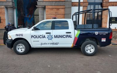 ENTREGA PICKUPS POLICIA MUNICIPAL CHIGNAHUAPAN, PUE. 2021